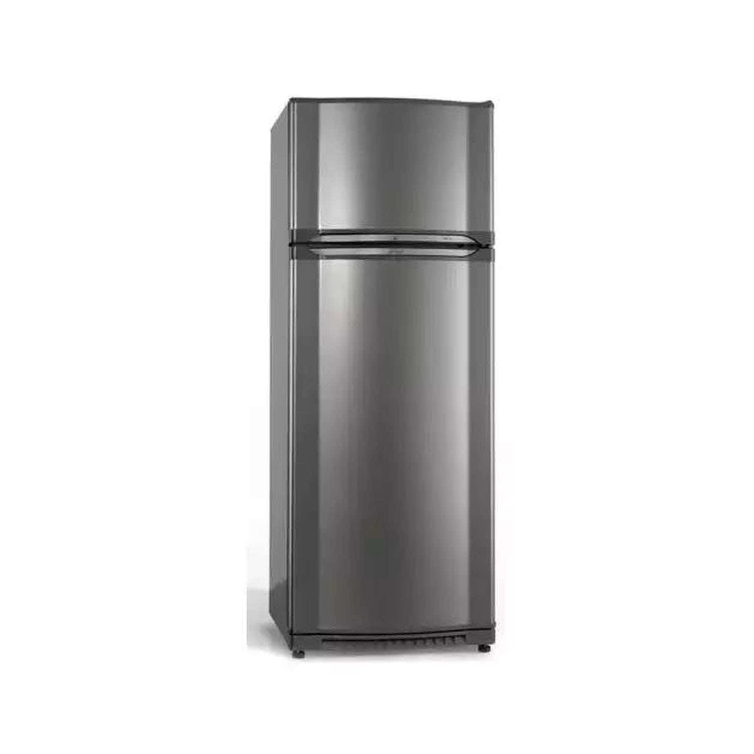 Kiriazi KR350/2 Defrost Refrigerator 2 Doors, 350 Liter - Dark Silver
