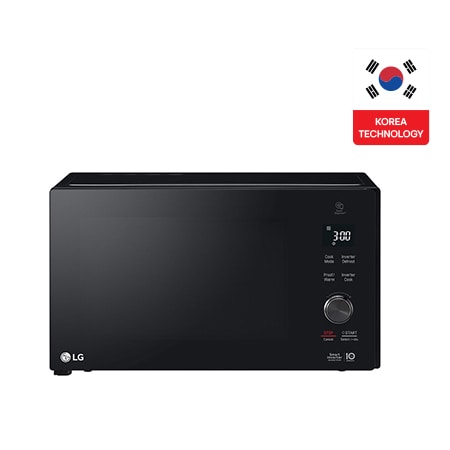 LG Microwave With Grill MH8265DIS , 42 Liter Smart Inverter - Black