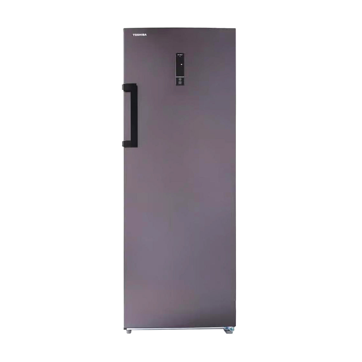 Toshiba Upright No Frost Digital Deep Freezer, 238 Liters, 7 Drawers, GR-RU312WE-DMN(37H) - Grey