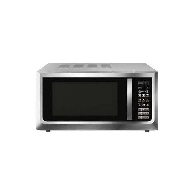 Zanussi ميكروويف ديجيتال ستانلس ستيل من زانوسي ZMW38FMGXA - فضي، 38 لتر