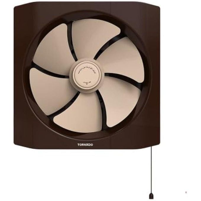 TORNADO مروحة تهوية المطبخ 20 × 20 سم، كريمي × بني TVH-20CN