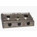Noor Stainless Steel Gas Flat 3 Eyes/3 Burners