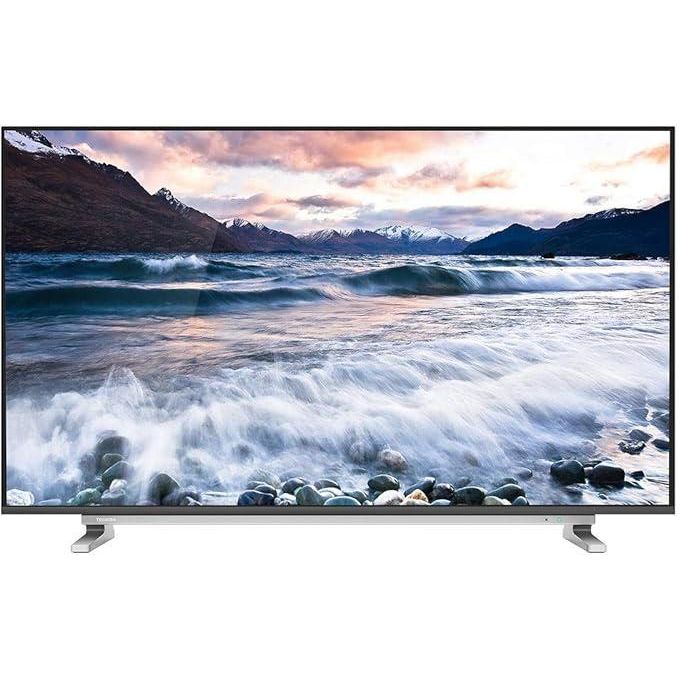Toshiba 4K Smart Frameless D-LED 50 Inch TV with Built-In Receiver, Black - 50U5965EA - PROMOTIONS (WE, Shahid VIP and WATCH IT), USB, Ethernet, HDMI (Check before accepting delivery)