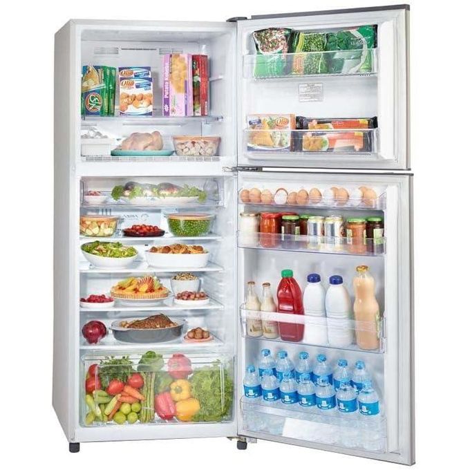 Toshiba Refrigerator No Frost 355 Liter, Champagne, Circular handle GR-EF40P-J-C