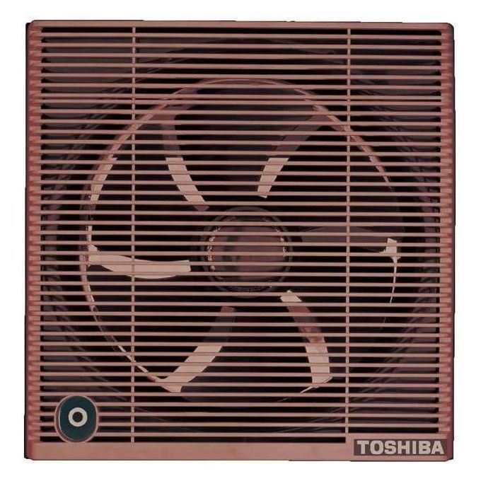 Toshiba Bathroom Ventilating Fan 25 x 25 cm, Privacy Grid, Brown VRH25S1N