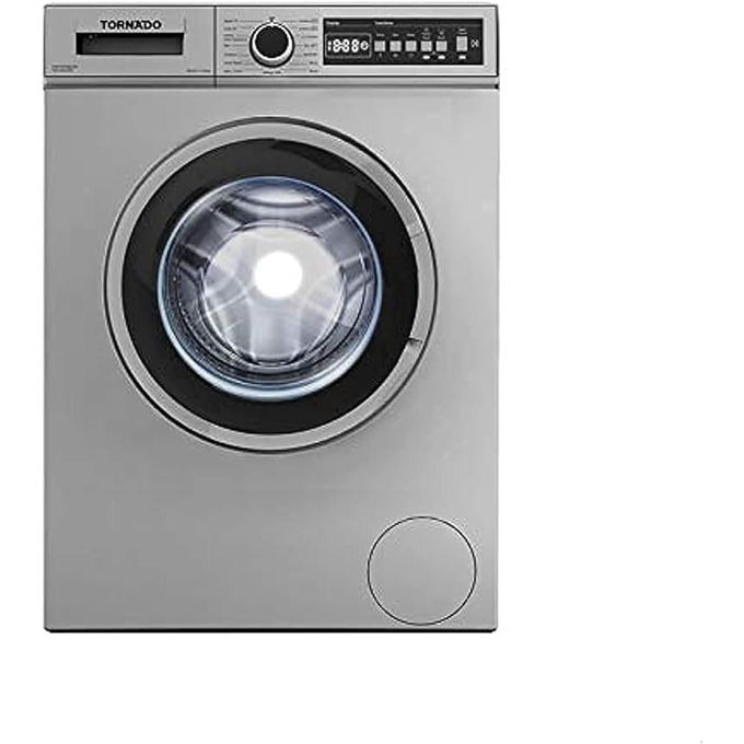 TORNADO Full Automatic Washing Machine, 7 Kg, Silver - TWV-FN78SLOA
