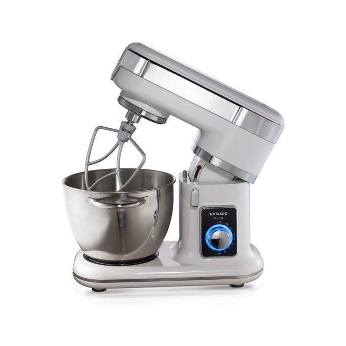 TORNADO 700W Stand Mixer, 4.5L Stainless Steel Bowl, White, SM-700