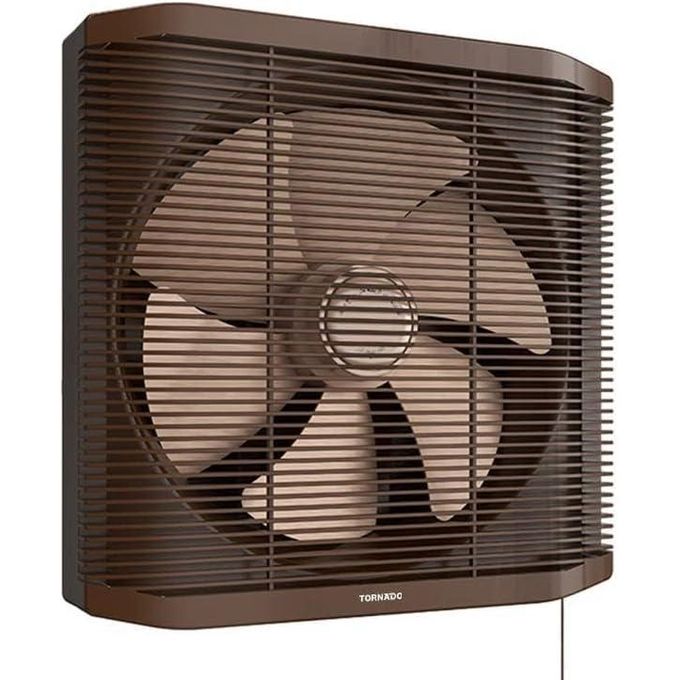 TORNADO Bathroom Ventilating Fan 25 cm, Privacy Grid, Creamy x Brown TVS-25CN
