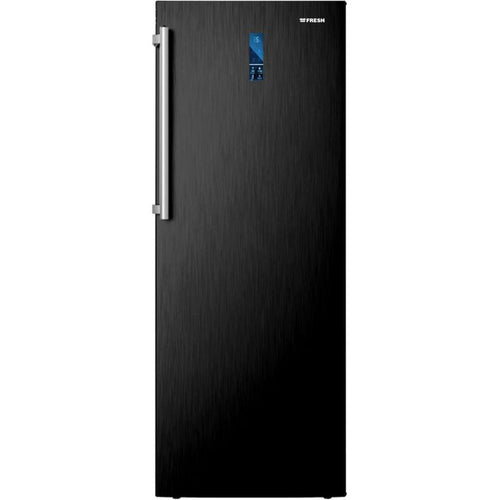 Fresh FNU-MT300B 4K Upright Freezer, 230 Liters - 7 Drawers, Black