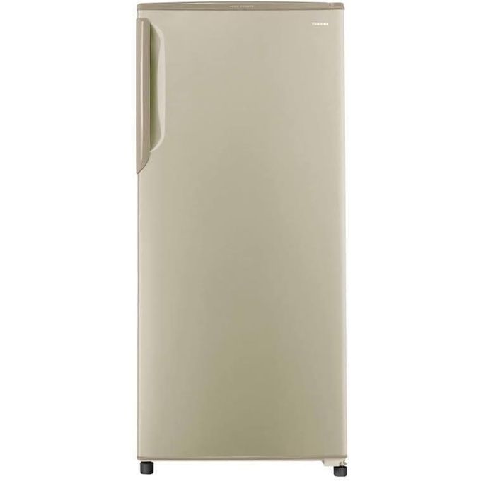 Toshiba ديب فريزر بخاصية اذابة الثلج (نو فروست) ب5 ادراج بسعة 223 لتر من توشيبا، ذهبي فاتح - GF-22H-C