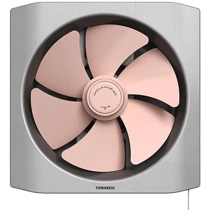 TORNADO Kitchen Ventilating Fan 25 cm, Rose x Grey TVH-25RG