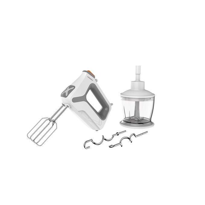 TORNADO Hand Mixer 400 Watt 5 Speeds Chopper White THM-400SS