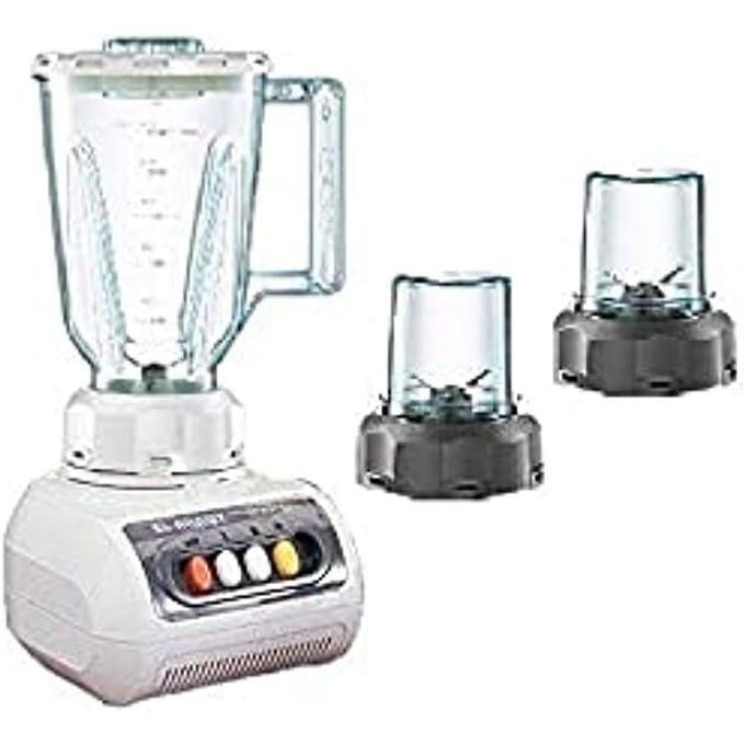 TORNADO Electric Blender 250 Watt 1.5 Liter 2 Mills White MX900/2
