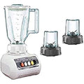 TORNADO Electric Blender 250 Watt 1.5 Liter 2 Mills White MX900/2