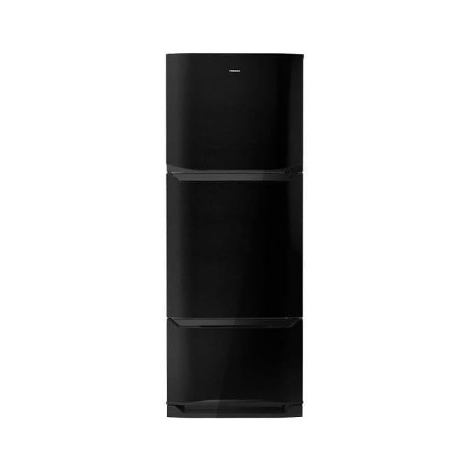 TORNADO  Refrigerator 351 L Inverter, No Frost, Plasma Deodorizer,ABS Material, Black, 3 Doors (10 Years Full Free Warranty) RF-45FTV-BK