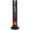 TORNADO Electric Ceramic Heater 2000 Watt 16 M Black Color with Display and Remote Control TPH-2000WF