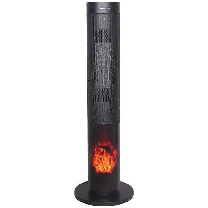 TORNADO Electric Ceramic Heater 2000 Watt 16 M Black Color with Display and Remote Control TPH-2000WF