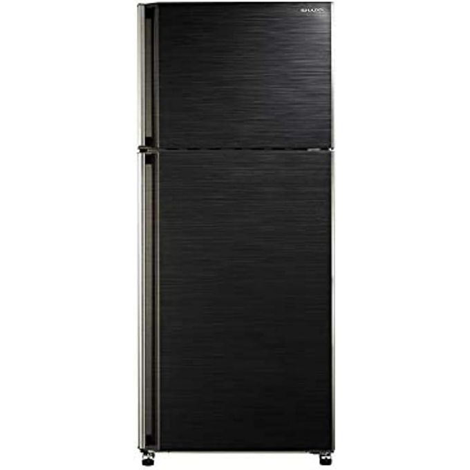 Sharp SJ-48C(BK) No Frost Refrigerator with 2 Doors, 396 Liters, Black