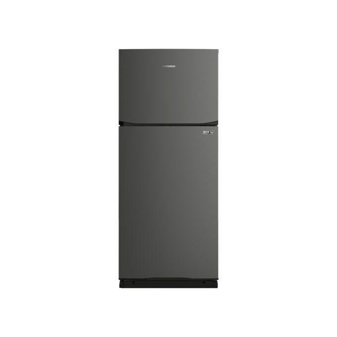 TORNADO Refrigerator 450 L No Frost, Ag+ Nano Deodorizer Filter, Hybrid Cooling System, Tropical, Dark Stainless (10 Years Full Free Warranty) RF-580T-DST