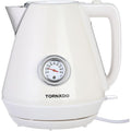 TORNADO Stainless Steel Kettle 1.7 Liter 1850-2200 Watt White TKP-2217-TC
