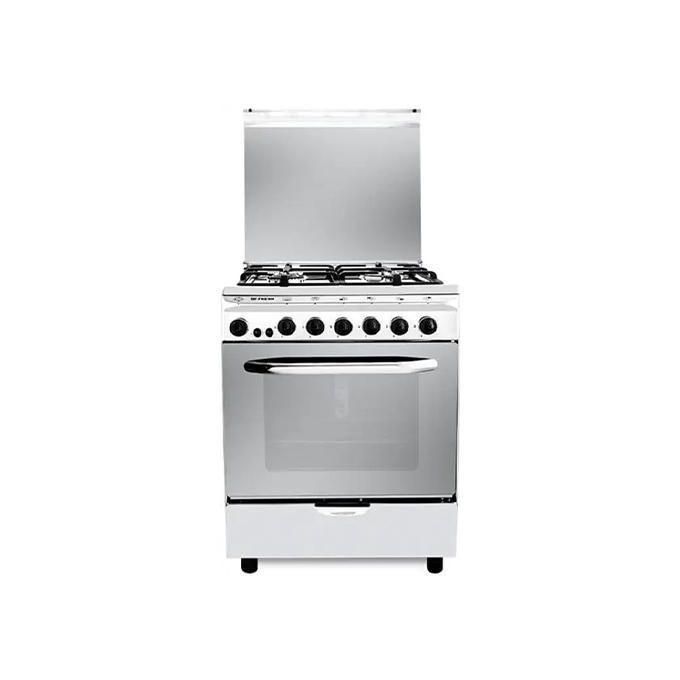 Fresh طباخ غاز Cast بمقاس 60 × 60 سم - 4 شعلات من الفولاذ المقاوم للصدأ