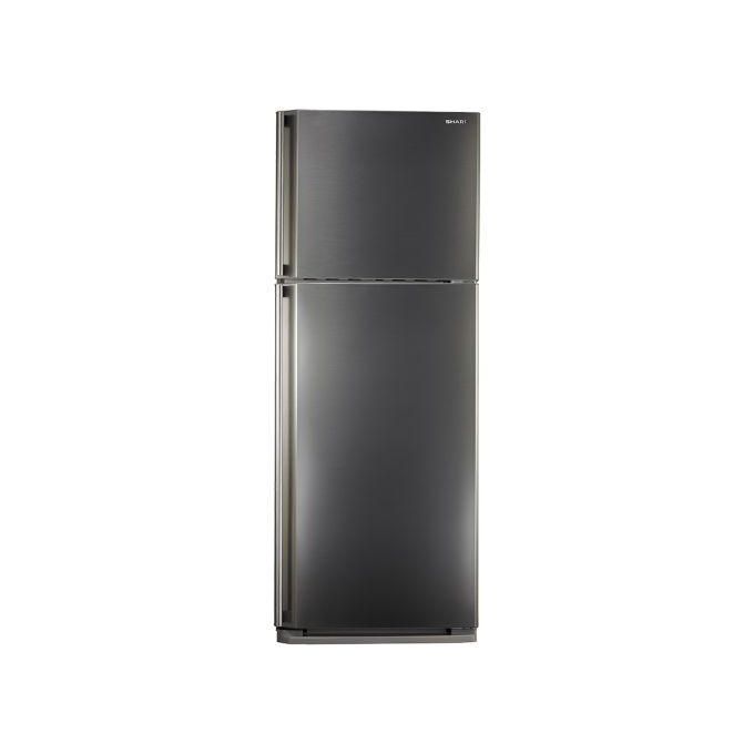 Sharp SJ-48C(ST) No Frost Refrigerator 2 Doors Stainless with Nano Deodorizer Filter - 340 Liter