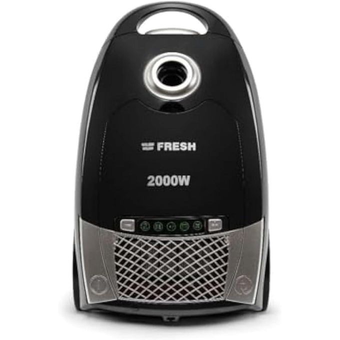 Fresh مكنسة كهربائية ماجيك من فريش 2000 واط مع حقيبة، اسود