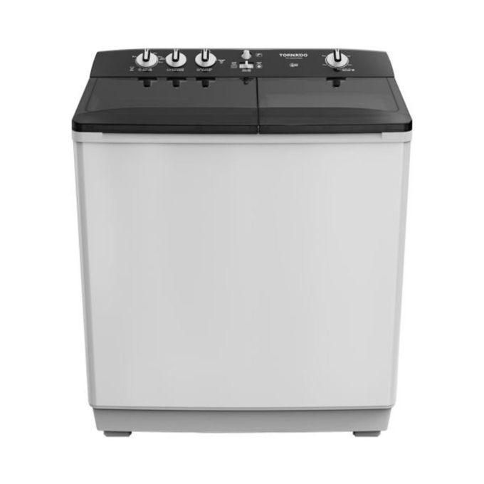 TORNADO  Washing Machine Half Auto 7 Kg White x Black TVH-HM07T(WK)