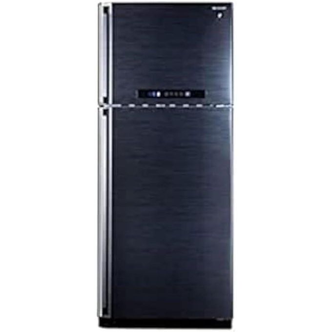 Sharp SJ-PC48A(BK) Digital Refrigerator - 384 Liter, Black