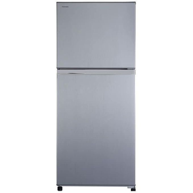 Toshiba NuFrost Refrigerator 304 Liter, Silver GR-EF33-T-SL