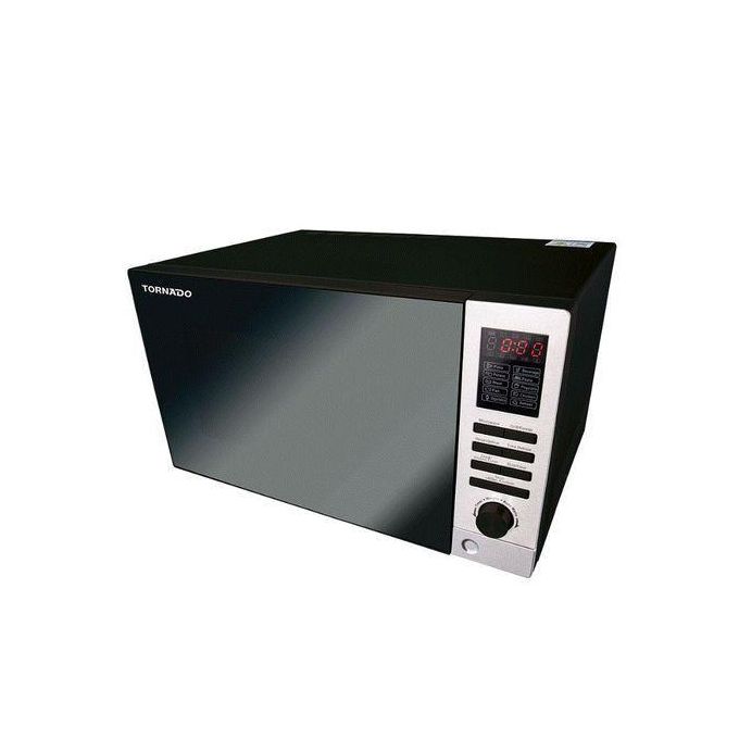 TORNADO Microwave Grill 25 Liter 900 Watt 10 Menus Black MOM-C25BBE-BK