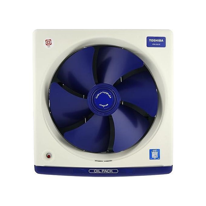 Toshiba Kitchen Ventilating Fan 30 x 30 cm, Oil Drawer, Blue VRH30J10U