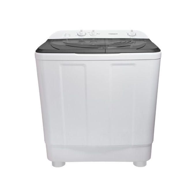 TORNADO  Semi-Automatic Automatic Clothes Washer 10 kg Pump White x Black TWH-Z10DNEP-W(BK)
