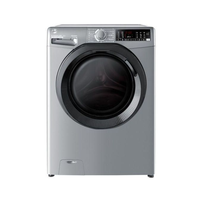 Hoover  Washing Machine Fully Automatic 7Kg With 5 Kg Dryer Inverter-1400 RPM- Steam Function- WIFI- KG Mode- Active Wash- Rapid Wash- Drum Clean- ItalianTechnology- Silver H3DPS4756TMBRELA