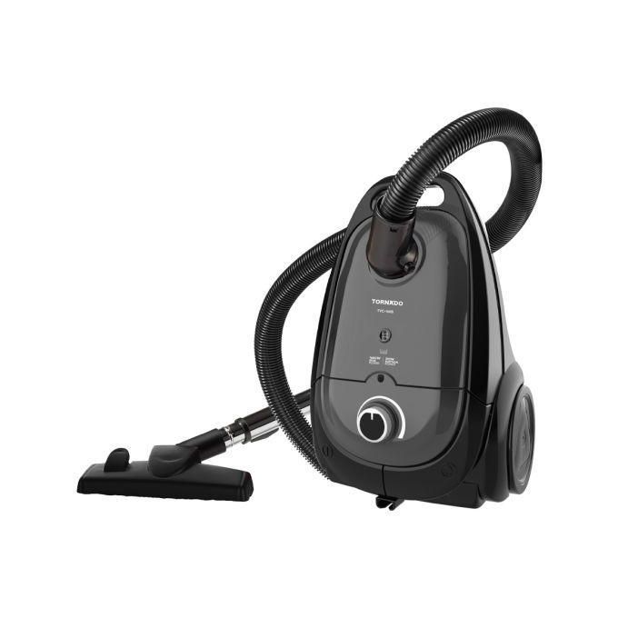 TORNADO  Vacuum Cleaner 1600 Watt, Anti-Bacteria Filter, Grey TVC-160SG