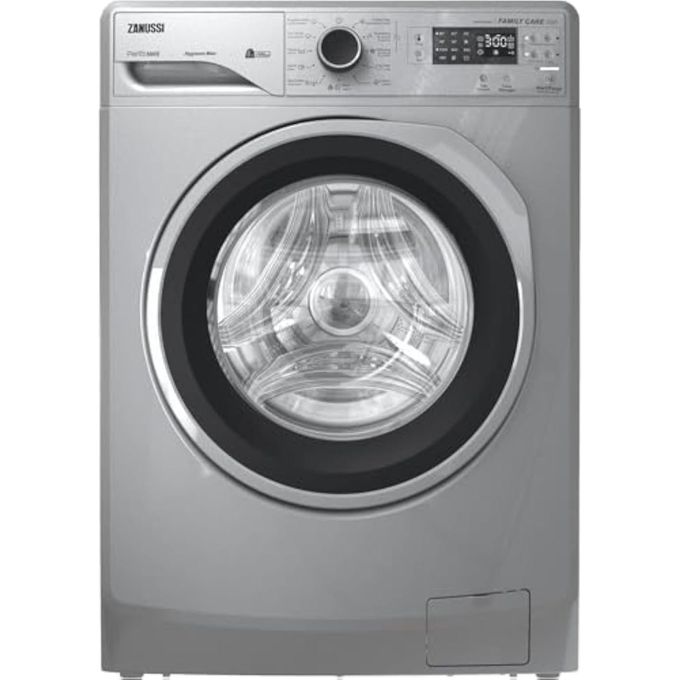 Zanussi Automatic Washing Machine 6 KG Perlamax - 1200 RPM - Silver - Anti Flood Protection - 12 Different Washing Program - Anti Foam Rinse System - ZWF6240SS5