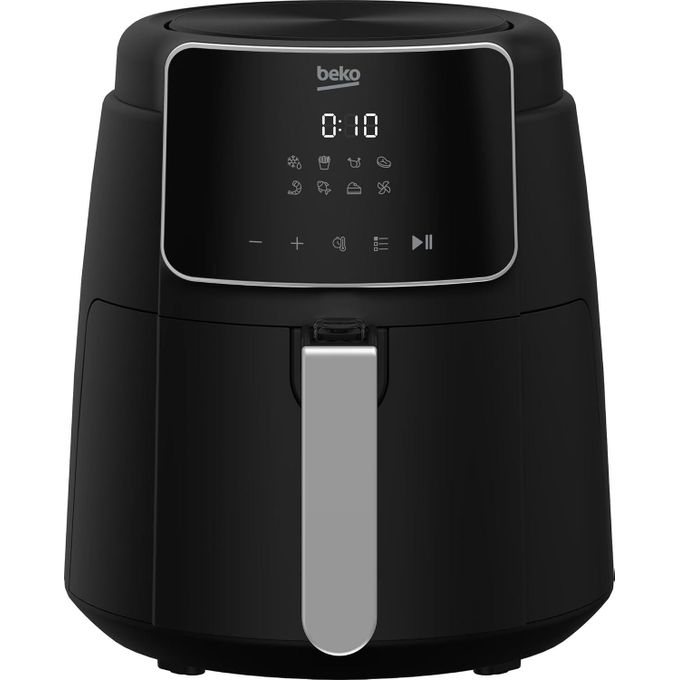 Beko مقلاة متعددة الوظائف بدون زيت من بيكو – FRL2244B 1500 واط 3.9 لتر لـ 0.8 كجم البطاطس المقلية 8 برامج شاشة عرض تي كتيل أسود