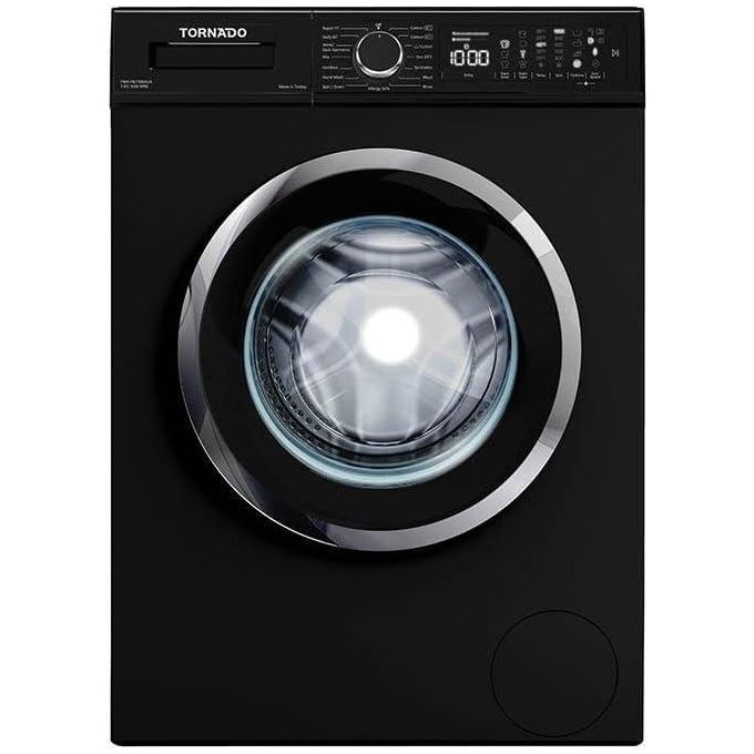 TORNADO Washing Machine Fully Automatic 7 Kg, Black TWV-FN710BKOA