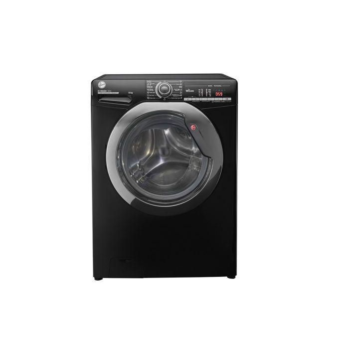 Hoover Fully Automatic Washing Machine 8kg Black H3WS383TAC3B-ELA