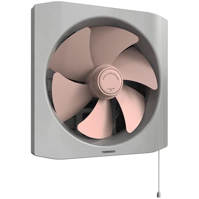 TORNADO Kitchen Ventilating Fan 25 cm, Rose x Grey TVH-25RG