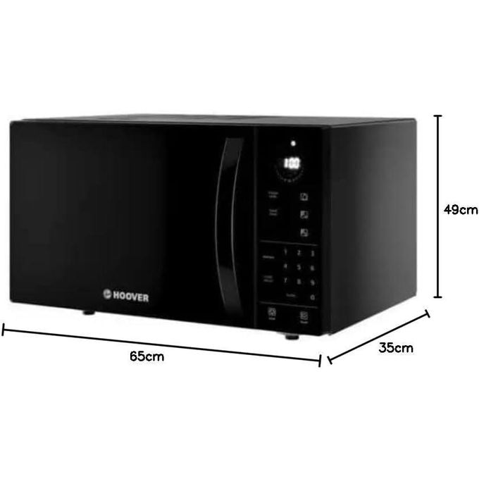 Hoover فرن ميكروويف سعة 25 لتر، 900 واط باللون الأسود، موديل HMW25STB-EGY