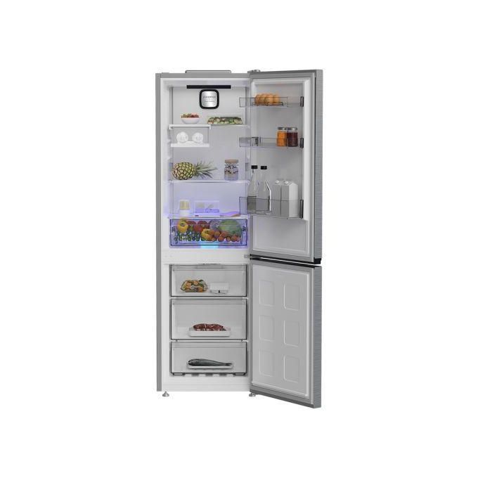 Hitachi  Inverter Digital Refrigerator Bottom Freezer 316L Stainless Steel R-B367EY2R