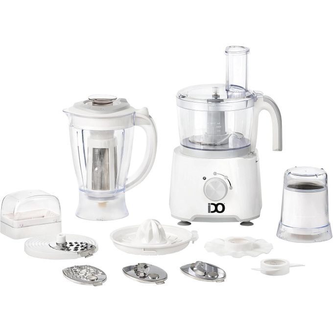 IDO Food Processor FP1000-WH - 1000W - 25 Functions - White