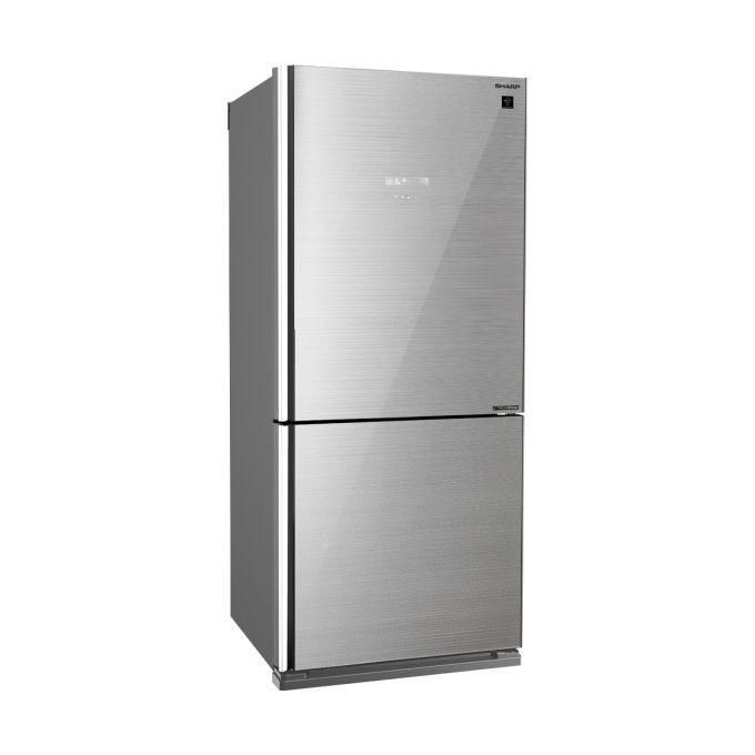 Sharp  Inverter Refrigerator Bottom Freezer 558 Liters Silver SJ-GV73J-SL