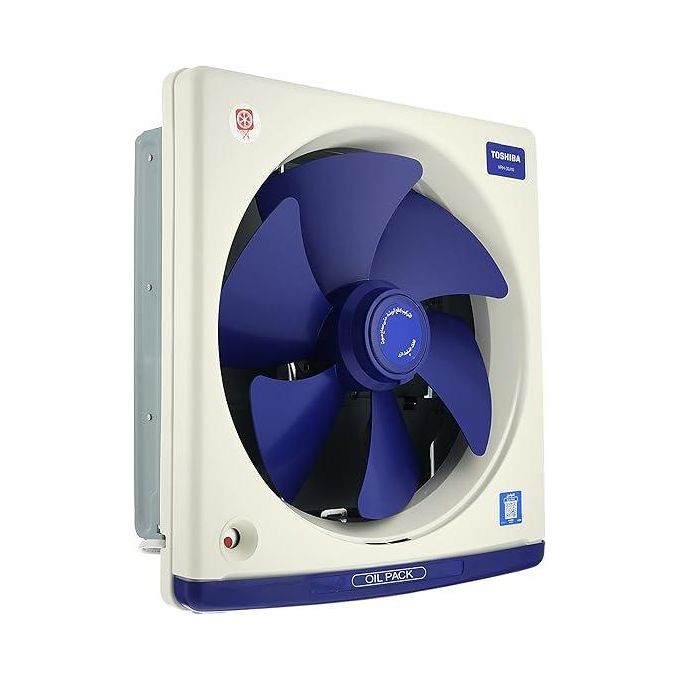 Toshiba Kitchen Ventilating Fan 30 x 30 cm, Oil Drawer, Blue VRH30J10U