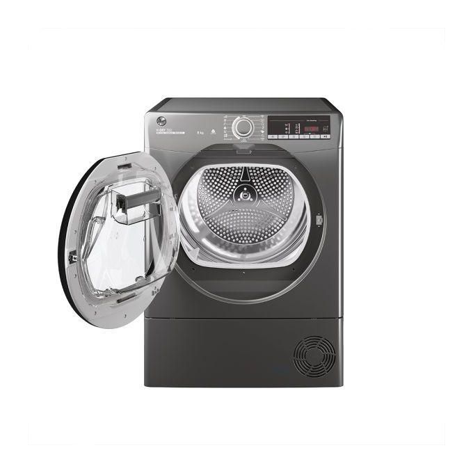 Hoover Front Loading Clothes Dryer 8kg Silver HLEC8TCER-ELA