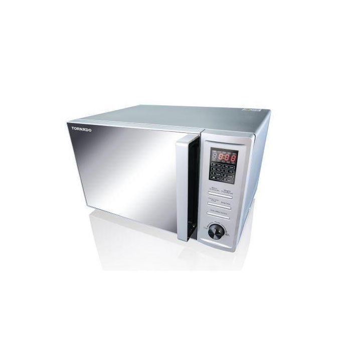 TORNADO  Microwave Grill 36 Liter 1000 Watt 8 Menus Silver MOM-C36BBE-S