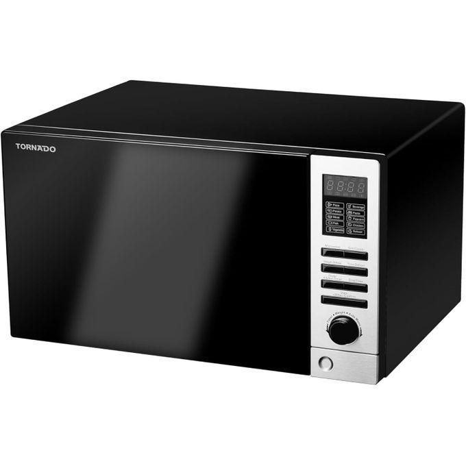 TORNADO Microwave Grill 25 Liter 900 Watt 10 Menus Black MOM-C25BBE-BK