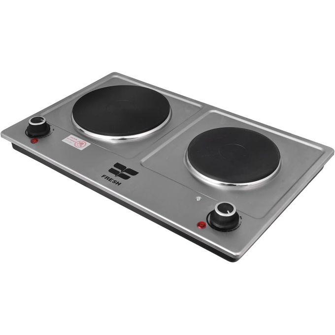 Fresh hot plate 2 eye stainless 2500 w