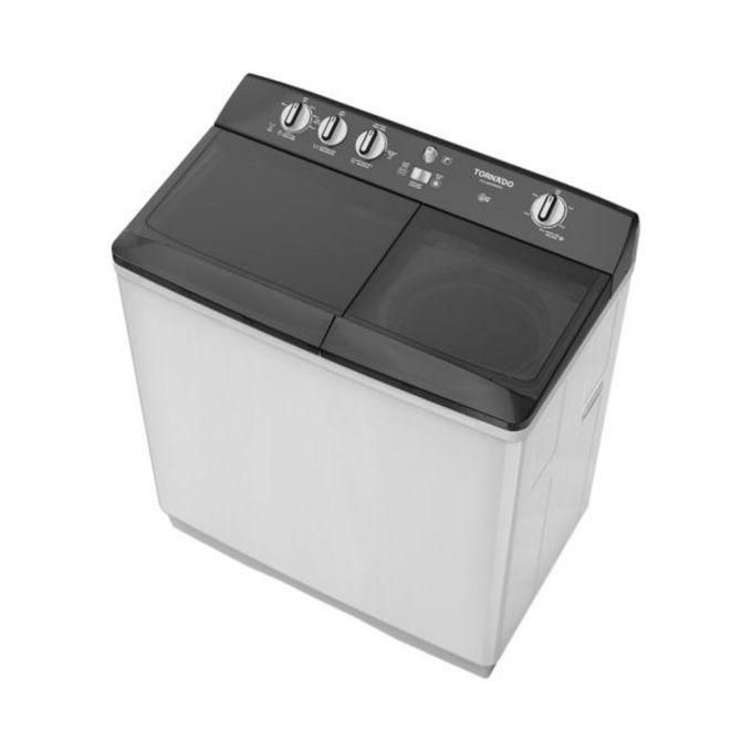 TORNADO  Washing Machine Half Auto 7 Kg White x Black TVH-HM07T(WK)